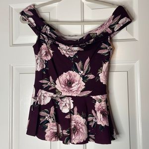 Floral Blouse from Charlotte Russe (M)